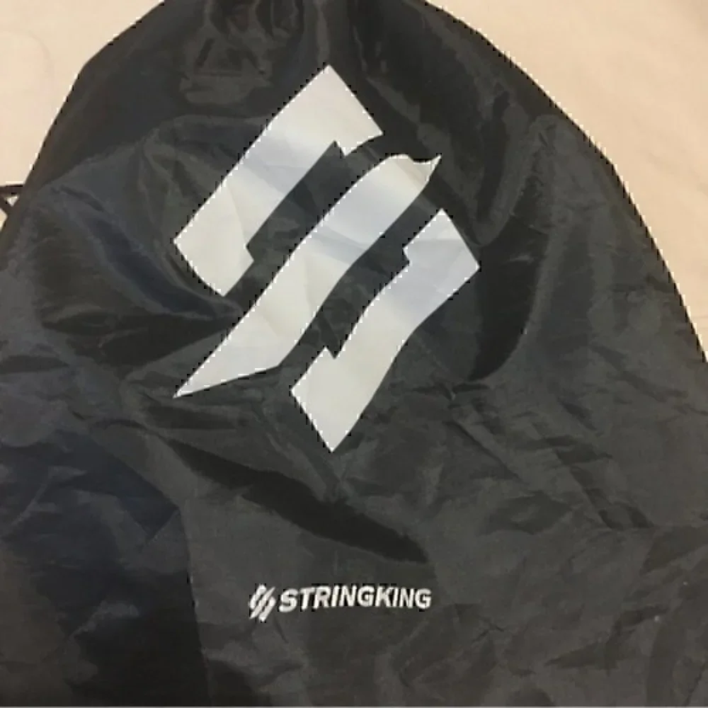 String king black backpack cinch sack NWOT